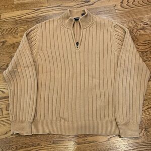 Quarter Zip Pullover Sweater
